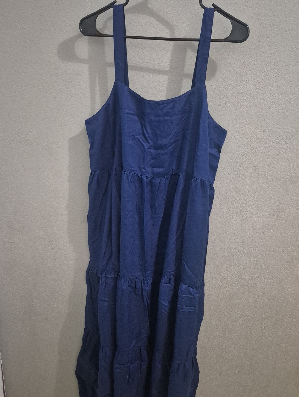 Women's Sleeveless Maxi Dress - Blue